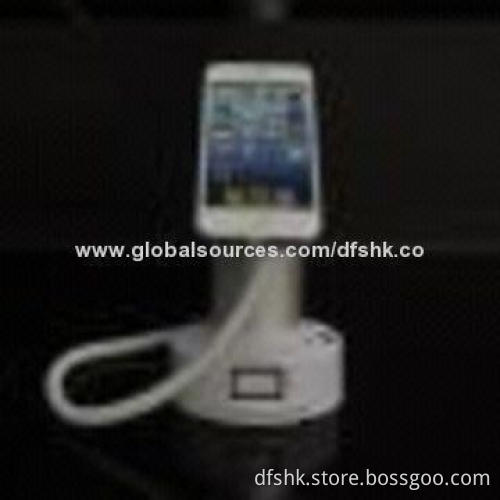 Mobile Phone Security Display Holder, Made of Aluminum + ABS Materials